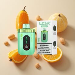 Razz Bar 50K Puffs Tropinių Vaisių Vienkartinės elektroninės cigaretės su 50000 Puffs ir 650 mAh baterija